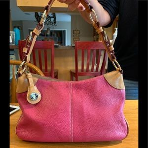 Dooney & Bourke Pink Leather Satchel